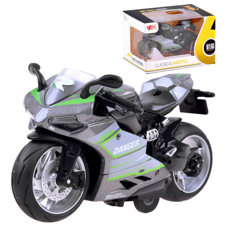mamido Kovový model motocykla s naťahovacím pohonom ZA3933