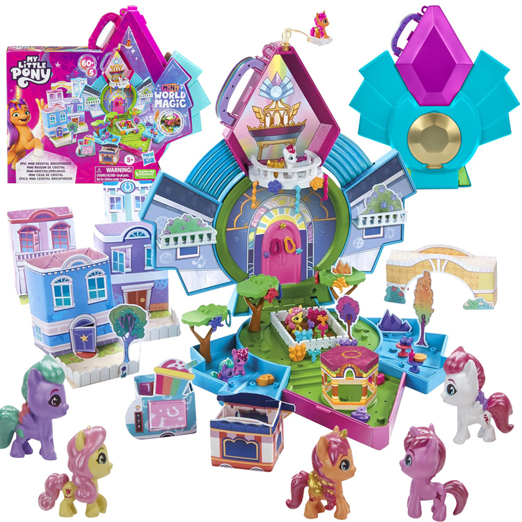 mamido My Little Pony sada Krištáľový Maják + 5 figúrok 55 akcií ZA6002