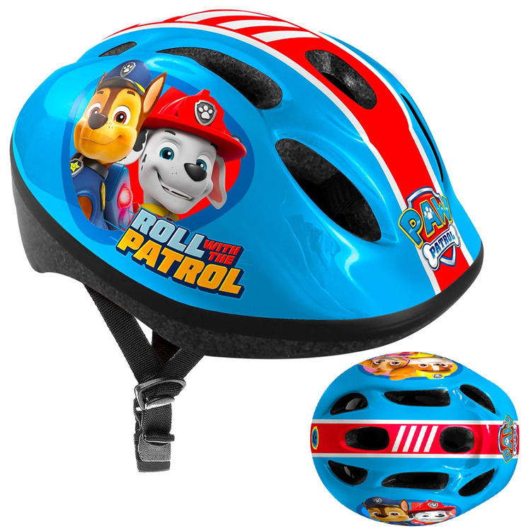 mamido Nastaviteľná helma S pre deti PAW Patrol na bicykel, kolobežku, korčule SP0850