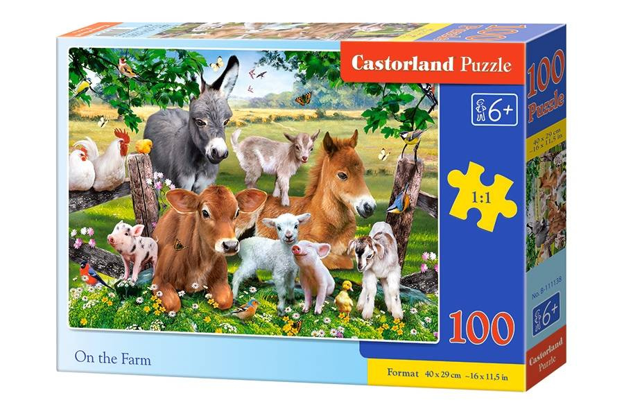 mamido Puzzle 100 dielikov Na farme