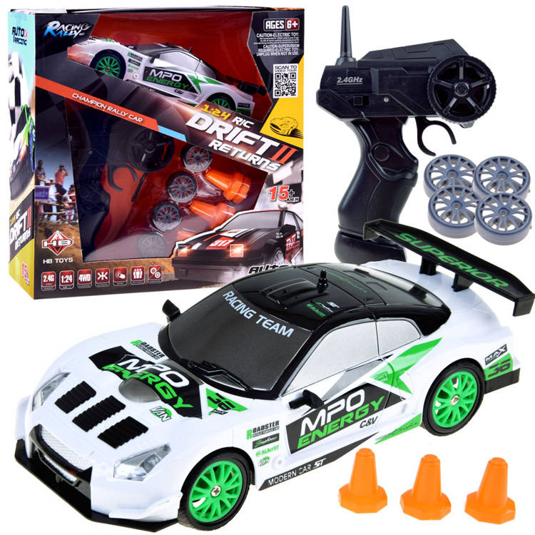 mamido RC driftovacie auto na diaľkové ovládanie s kužeľmi RC0506