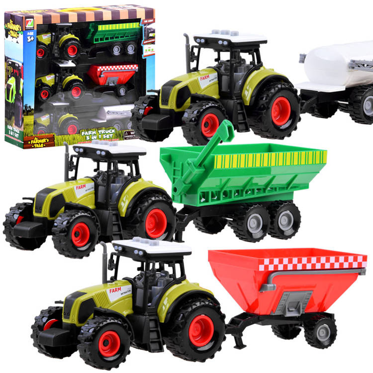 mamido Sada 3 x traktor + príves pre farmárov ZA3908