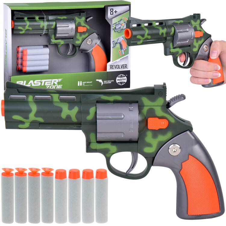 mamido Sada Revolver Pištole + Penové náboje Hra na strieľanie ZA5327