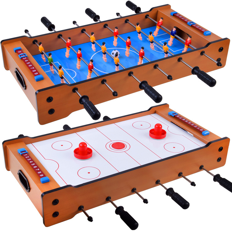 mamido Spoločenská hra Stolný futbal a Air hockey 2v1 GR0600