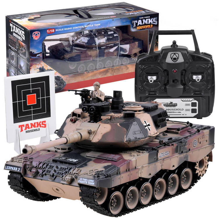 mamido Veľký diaľkovo ovládaný tank LEOPARD RC0106