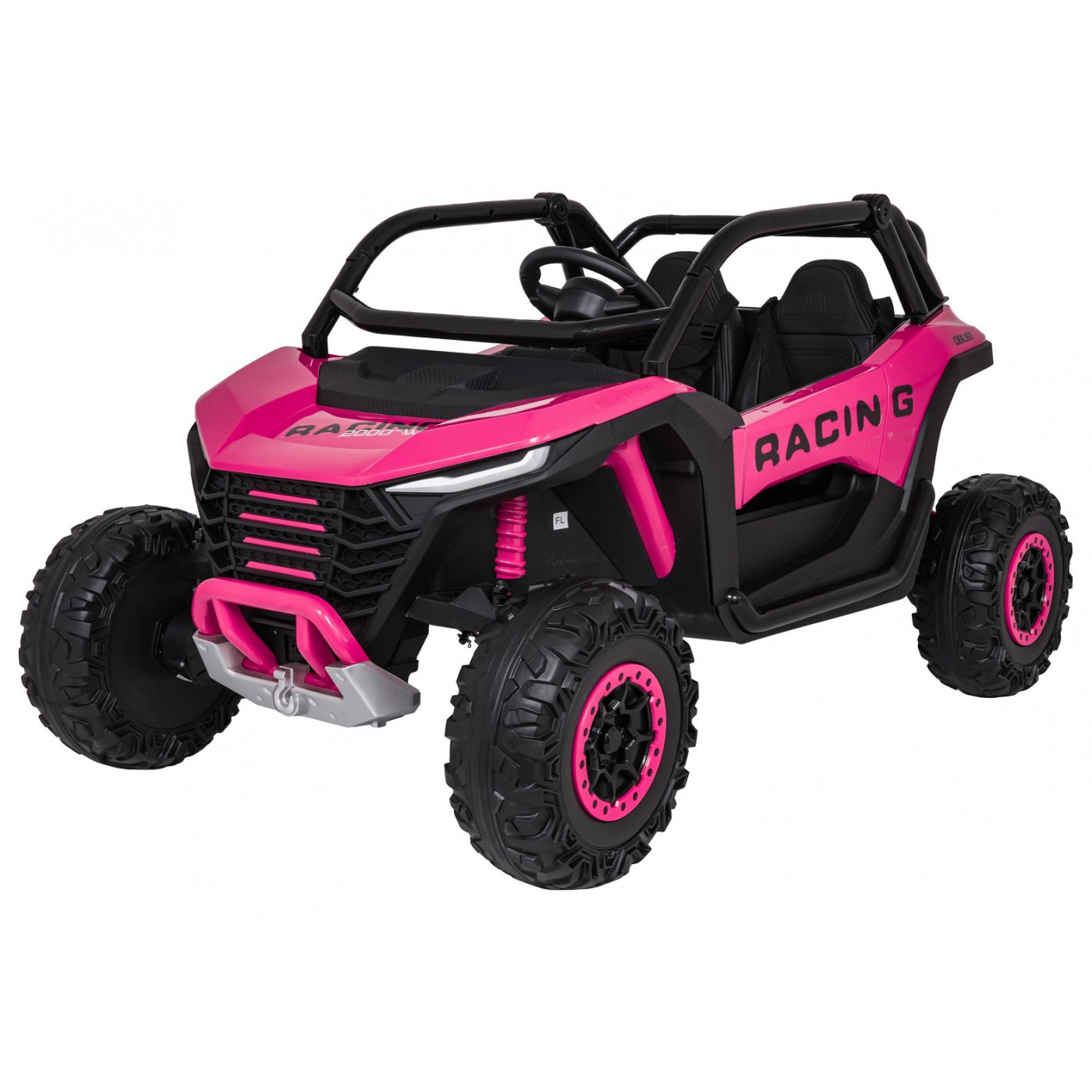 mamido Elektrické autíčko RACING Road 2000 4x120W 24V ružové