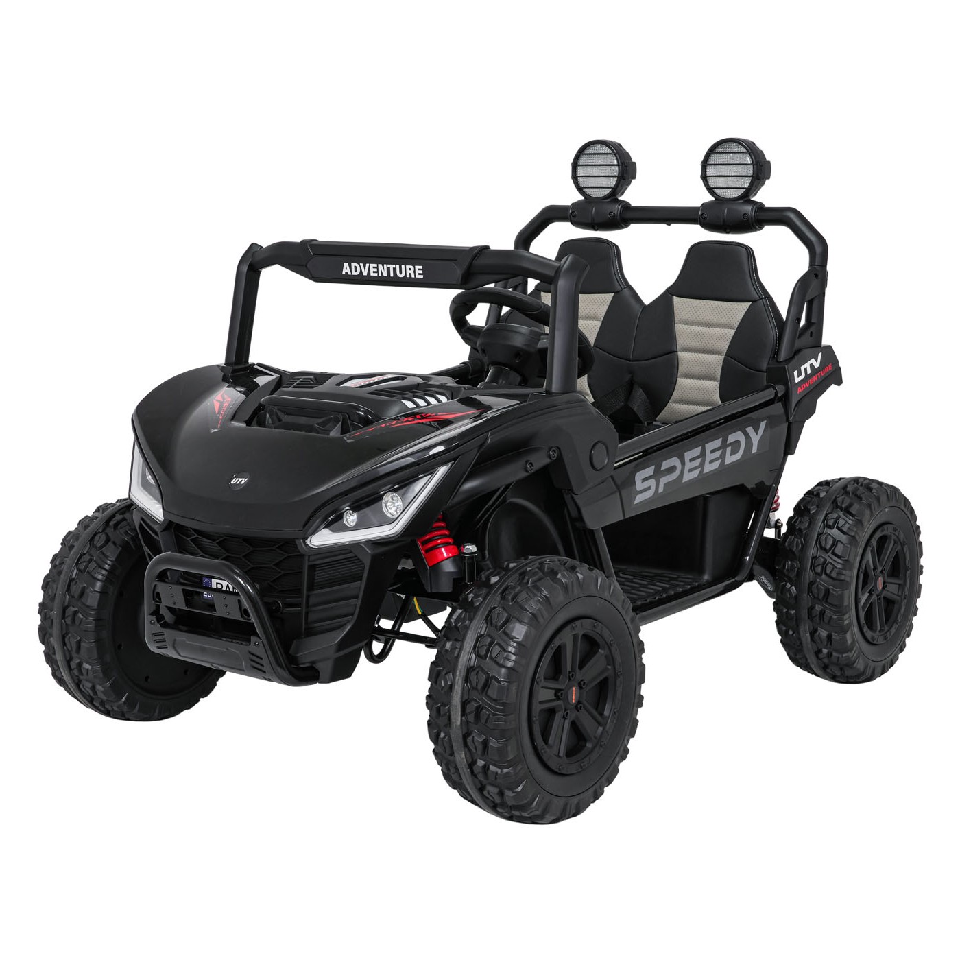 Detské elektrické autíčko Buggy SPEEDY 4x200W 24V čierne