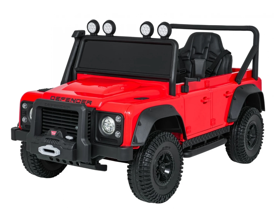 mamido Detské elektrické autíčko Land Rover Defender 110 SVX Concept červené
