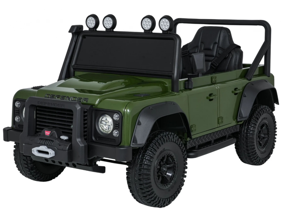 mamido Detské elektrické autíčko Land Rover Defender 110 SVX Concept zelené