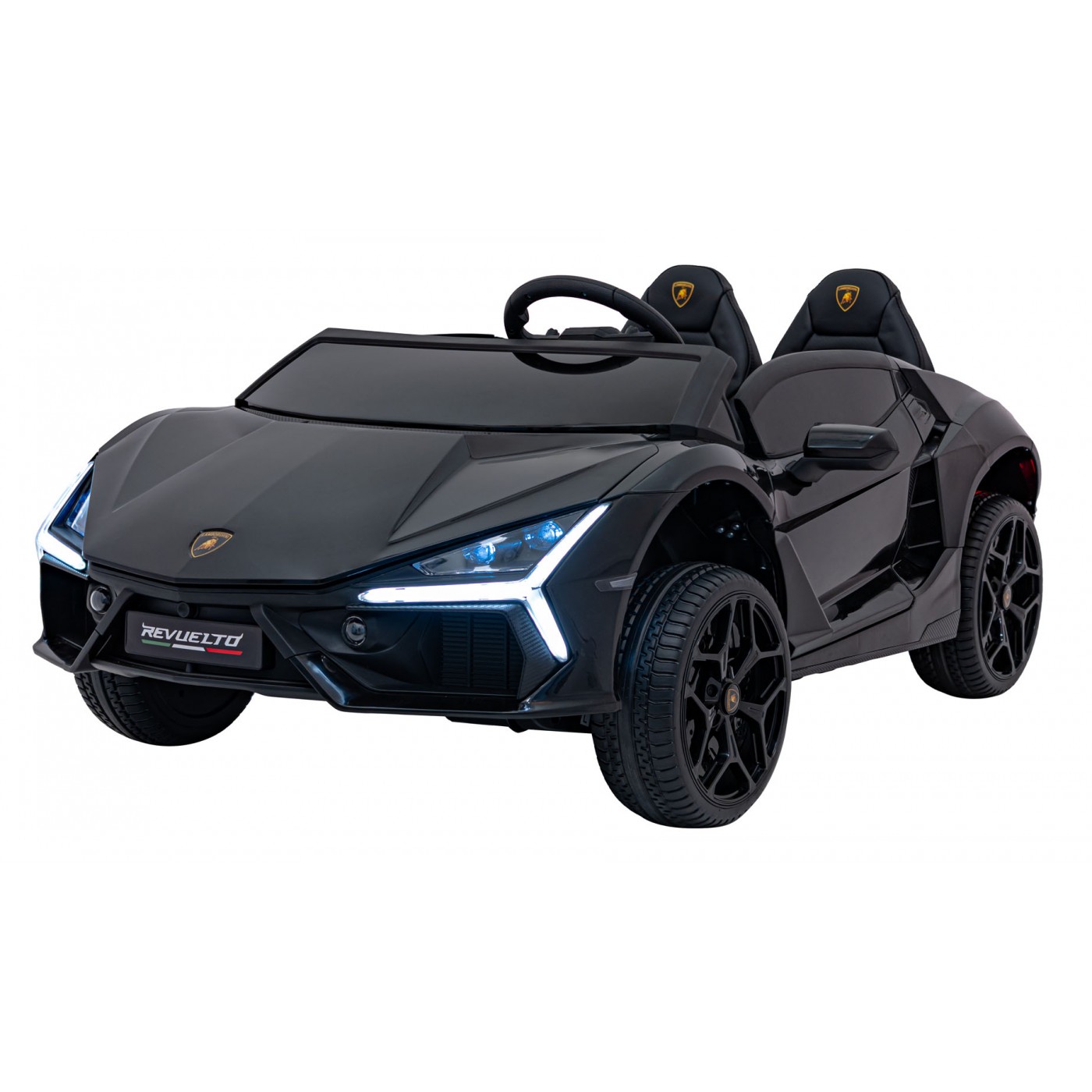 Detské elektrické autíčko Lamborghini Revuelto XL 24V 4x200W čierne
