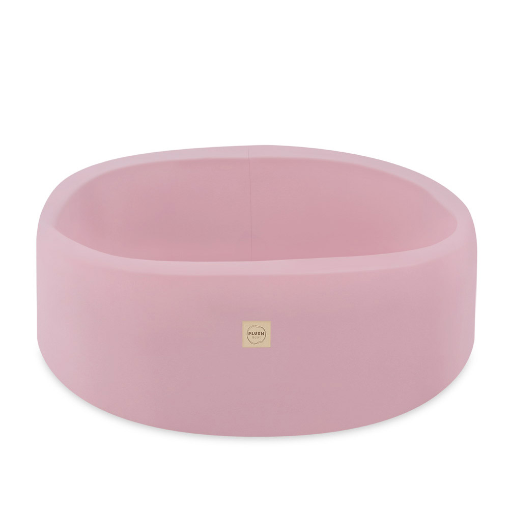 PLUSH NEST PLUSH NEST Suchý bazén okrúhly Bavlna (kolekcia Smart) ružový Ø 90 × 30 cm