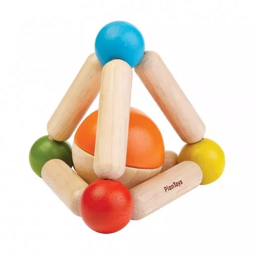PlanToys PlanToys Tvarovacie hrkálka - Triangle