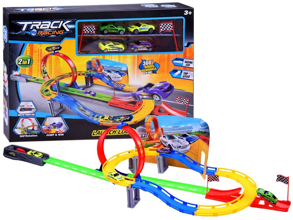 Veľká autodráha s autíčkami Track Racing