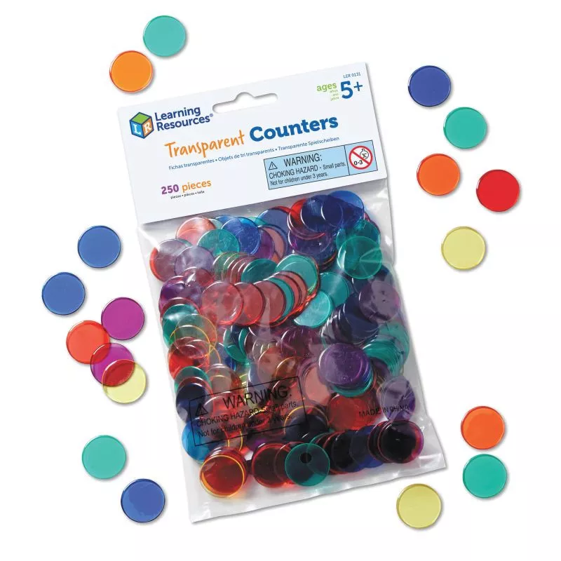 Learning Resources Learning Resources Farebné žetóny, 250 ks