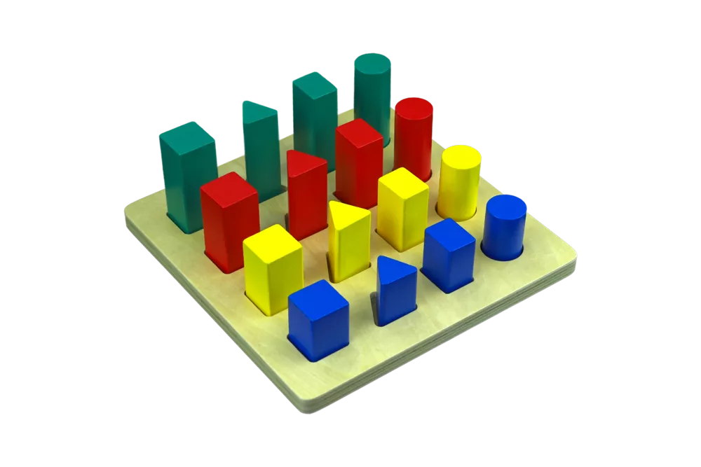 Moyo Montessori Moyo Montessori Rebrík - geometrické telesá