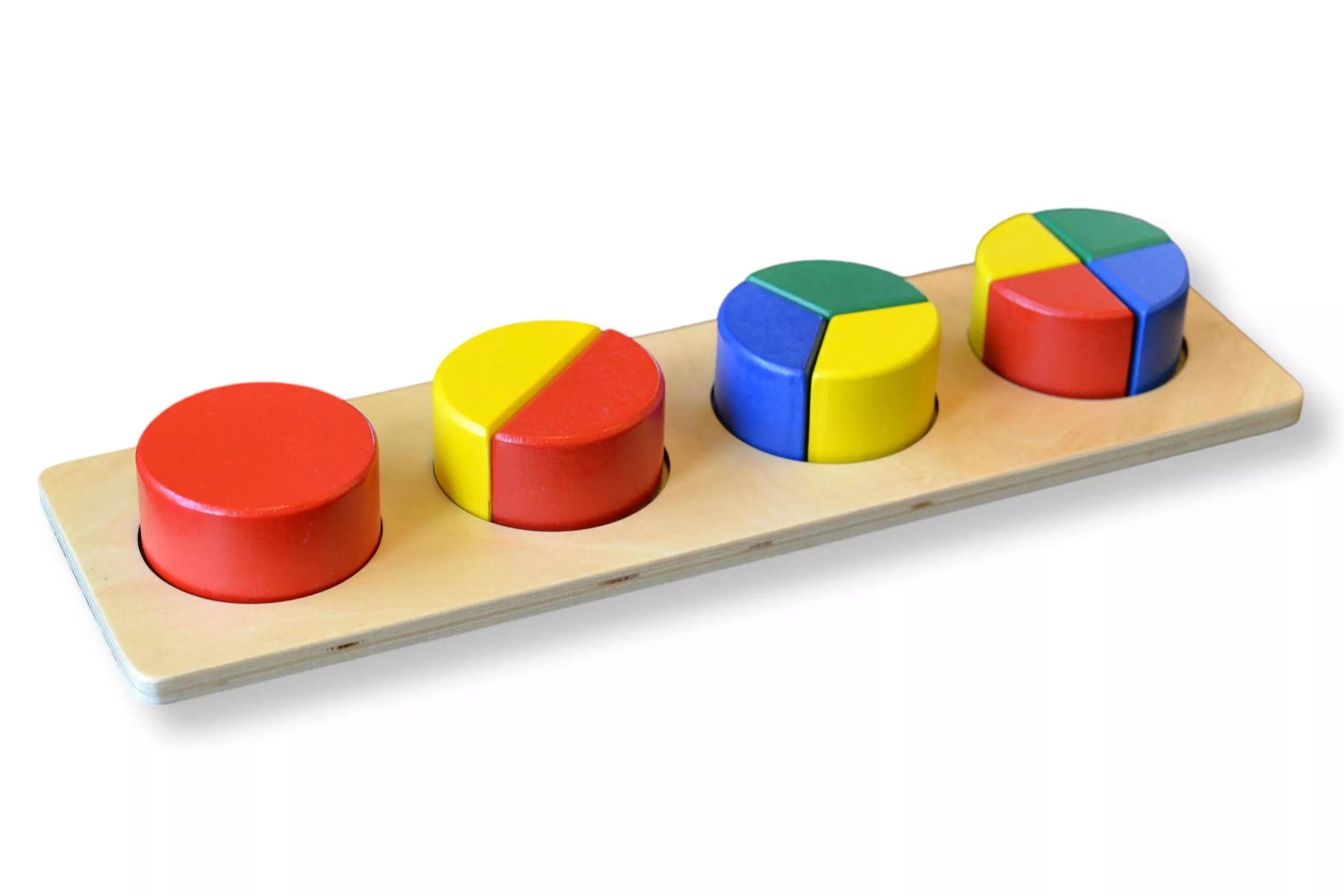 Moyo Montessori Moyo Montessori Rôznofarebné kruhové tehly