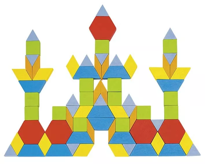 Goki Goki Skladacie puzzle - geometrické tvary