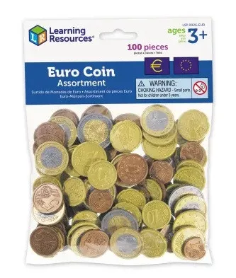 Learning Resources Learning Resources Súprava Euro mincí