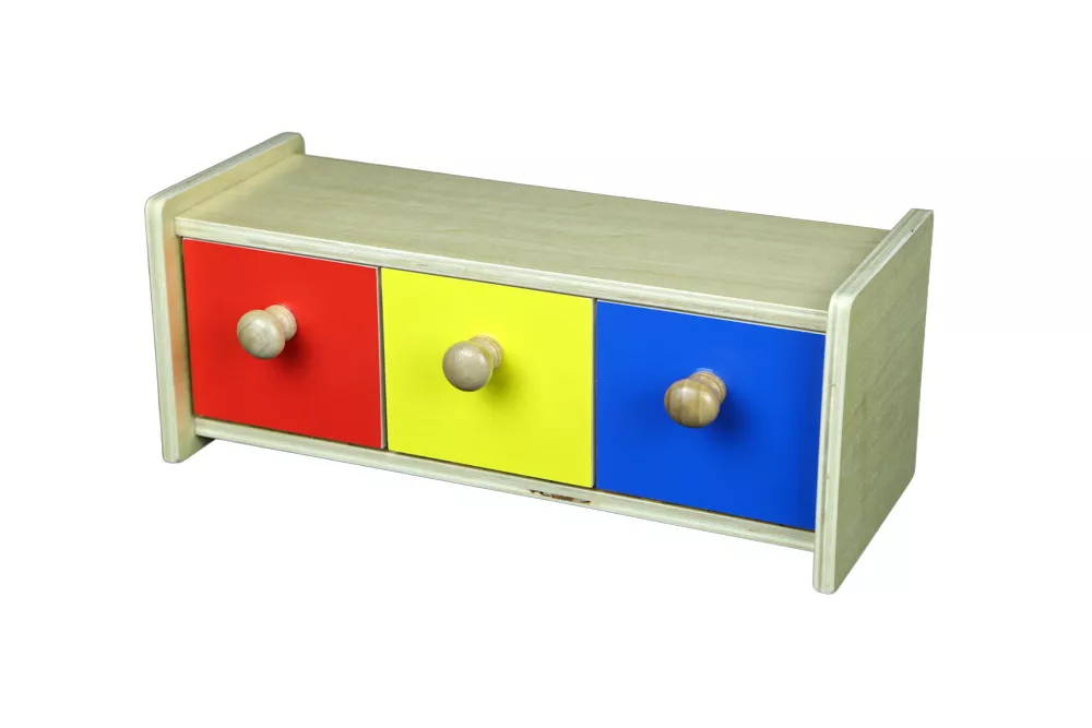 Moyo Montessori Moyo Montessori Farebná krabička so zásuvkami