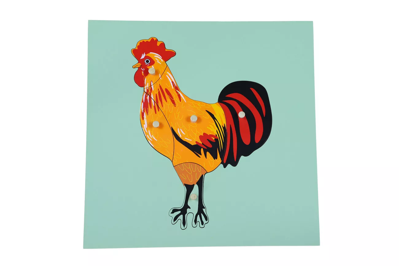 Moyo Montessori Moyo Montessori Puzzle - kohút