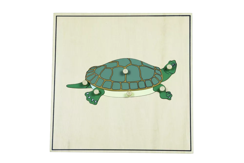 Moyo Montessori Moyo Montessori Puzzle s kostrou - korytnačka