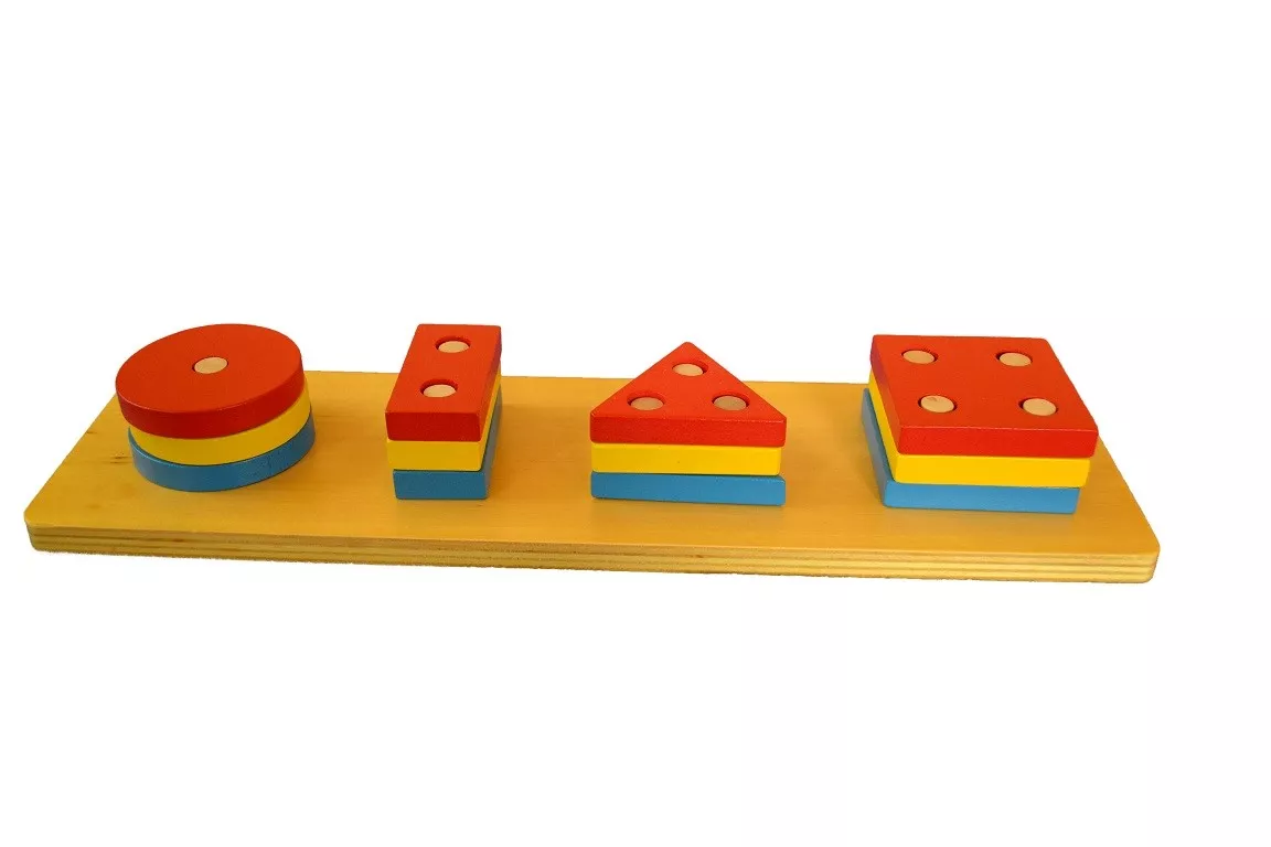 Moyo Montessori Moyo Montessori Farebné geometrické tvary - triedenie