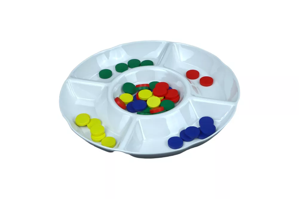 Triediaca miska so žetónmi