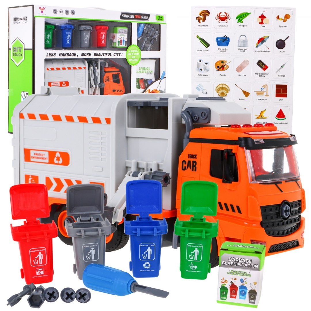 Smetiarske auto s popolnicami