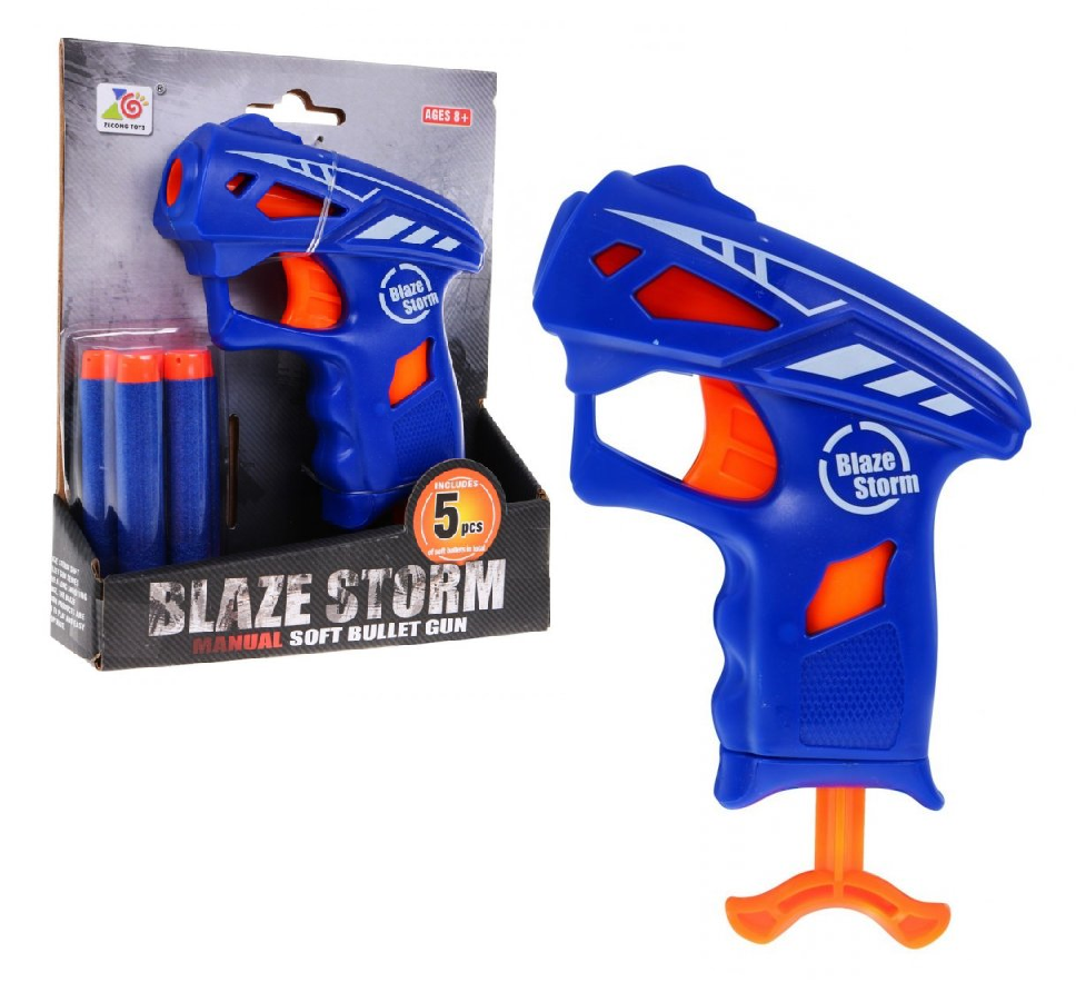 mamido Pištoľ Blaze Storm modrá