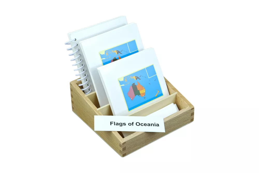 Moyo Montessori Moyo Montessori Vlajky Austrálie - trojzložkové karty