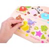 dřevěné puzzle s tvary a zvířátky (3)