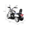 Detská elektrická motorka Chopper biela