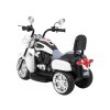 Detská elektrická motorka Chopper biela
