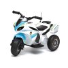 dětská elektrická motorka policie bílo modrá (2)