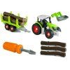 3678 4 traktor s privesem na drevo