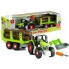 3678 7 traktor s privesem na drevo