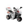 Dětská elektrická motorka stříbrná02