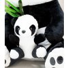 Plyšová panda s dítětem 60 cm 1