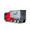 Dětské elektrické autíčko kamion s návěsem červené 6