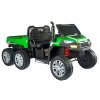 Dětské elektrické autíčko Farmer Truck 4x4 zeleno stříbrný 6