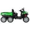 Dětské elektrické autíčko Farmer Truck 4x4 zeleno stříbrný 1