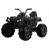 Detská elektrická štvorkolka s ovládačom, EVA kolesá čierna