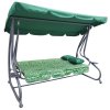 Mamido Zahradní houpačka 2v1 zelena s motivem (5)