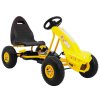 Dětská šlapací motokára Chamiopn žlutá7