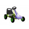 Dětská šlapací motokára Speed fialová2