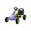 Dětská šlapací motokára Speed fialová1