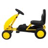 Dětská šlapací motokára žlutá2