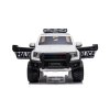 Dětské elektrické autíčko Ford Ranger Raptor policie bílé lakované6