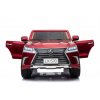 Dětské elektrické autíčko Lexus lakované červené17