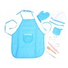 Dětská kuchyňská zástěra s příslušenstvím modrá2